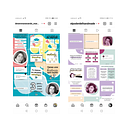 Diseño de feed de instagram. Un projet de Design pour les réseaux sociaux, Design  , et Design graphique de Mara Rodríguez - 16.05.2023