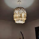 Mi proyecto del curso: Diseño de lámparas en macramé. Un projet de Artisanat, Décoration d'intérieur, Art textile, Macramé , et Design textile de isabel_vidaurre - 17.05.2023