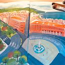 Mon projet du cours : Sketchbook de peintures à la gouache. Een project van Traditionele illustratie,  Schetsen,  Tekening,  Architecturale illustratie, Sketchbook y Schilderen met gouache van nathsweetie - 19.06.2023
