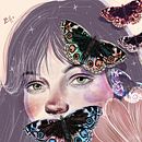"La liberación desvanecida en el silencio". Un projet de Illustration traditionnelle de Brenda EH - 19.05.2023