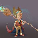 Il mio progetto del corso: Character design con Procreate: crea personaggi di fantasia. Een project van Traditionele illustratie, Ontwerp van personages, Digitale illustratie, Digitale tekening y  Digitaal schilderij van moncadarussel - 19.05.2023