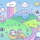 My project for course: Designing Kawaii Worlds: Spread Joy Through Illustration. Un projet de Conception de personnages, Illustration numérique , et Manga de Suzena Samuel - 18.05.2023