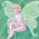 El elfo del rosal Ein Projekt aus dem Bereich Traditionelle Illustration, Malerei, Zeichnung, Digitale Illustration und Aquarellmalerei von pippidollia - 20.05.2023