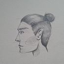 Mein Abschlussprojekt für den Kurs: Skizzenbuch für Porträts: Erkunde das menschliche Gesicht . % ann_kathrinhader tarafından hazırlanan Eskiz çizimi, Çizim, Portre Çizimi, Sanatsal Çizim, Ve Eskiz defteri projesi - 05.20.2023