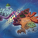 "Wereld map" . Ilustrație tradițională de Agustín - 05.20.2023