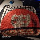 Meu projeto do curso: Tapestry: técnica de crochê para desenhar com linha. Accessor, Design, Pattern Design, Fiber Arts, DIY, Crochet, and Textile Design project by Karoline Arielli Lima Souza - 05.20.2023