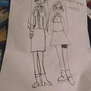 Las hijas de William Afton crecieron! Y se llaman Violet y Mary Elizabeth ♥️😍👭. Traditional illustration, Drawing, and Pencil Drawing project by Sabrina Lolo - 05.18.2023