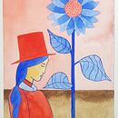 Mon projet du cours : Illustrations oniriques à l'aquarelle. Traditional illustration, Drawing, Watercolor Painting, Children's Illustration, Narrative, and Editorial Illustration project by maelle_gueroult - 05.21.2023