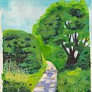 My project for course: Landscape Painting with Gouache for Beginners. Een project van  Beeldende kunst, Schilderij, Naturalistische illustratie y Schilderen met gouache van noracumplido - 22.05.2023