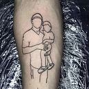 Mi proyecto del curso: Tatuaje para principiantes <3. Un progetto di Design di tatuaggi di Hary Guisao - 16.05.2023