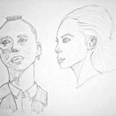 My project for course: Portrait Sketchbooking: Explore the Human Face. Esboçado, Desenho, Desenho de retrato, Desenho artístico, e Sketchbook projeto de calplain - 23.05.2023