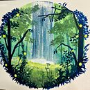 Mi proyecto del curso: Pintura de paisajes atmosféricos con gouache. Een project van Traditionele illustratie, Schilderij y Schilderen met gouache van Christel - 23.05.2023