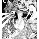 Visilissa e la bella Aleksandr N. Afanasjev. Un progetto di Illustrazione tradizionale di Elda Carbonaro - 24.05.2023