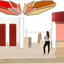 Flagship store. Design, Design gráfico, e Design de interiores projeto de María Chicón Repiso - 26.05.2023