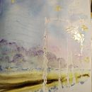 Mein Abschlussprojekt für den Kurs: Verträumte Aquarell-Landschaften: Halte Licht fest . Pictura și Pictură în acuarelă de jolie_s - 05.25.2023