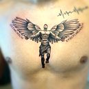 Mon projet du cours : Techniques de tatouage blackwork et fine line. Een project van  Tatoeageontwerp van stanleypitou - 28.05.2023