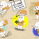 Mon projet du cours : Illustration de livres jeunesse : créez un portfolio en ligne. Traditional illustration, Editorial Design, Stor, board, Portfolio Development, Children's Illustration, Narrative, Management, Productivit, and Picturebook project by Dalia Benzada - 05.15.2023