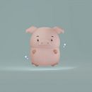 Gumi, Mi proyecto del curso: Creación de personajes kawaii en 3D con Blender Ein Projekt aus dem Bereich Traditionelle Illustration, Design von Figuren, Digitale Illustration, 3-D-Modellierung und Manga von Valentina Gómez - 28.05.2023
