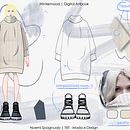Il mio progetto del corso: Artbook di moda: creazione di figurini con Adobe Illustrator Ein Projekt aus dem Bereich Traditionelle Illustration, Grafikdesign, Vektorillustration, Modedesign, Digitale Illustration, Mode-Illustration und Design von Noemi Spagnuolo - 30.05.2023