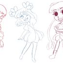 Mi proyecto del curso: Diseño de personajes: desarrolla tu propio estilo. Projekt z dziedziny Trad, c, jna ilustracja, Projektowanie postaci,  R, sunek, Ilustracja c, frowa, R, sunek c i frow użytkownika Sarahi Hernandez - 31.05.2023