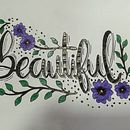 beautiful Ein Projekt aus dem Bereich Lettering von Anne - 21.05.2023