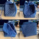 Sashiko project bag. Projekt z dziedziny  Haft,  Sz i cie użytkownika malin_hillevi - 01.06.2023