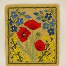 My second project for course: Embroidery Techniques for Floral Patterns on Felt. Een project van Craft van Olga Steinfeld - 01.06.2023
