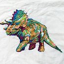 Dinosaur embroidery . Arte și meșteșuguri și Broderie de Isabela Savastano - 05.20.2022