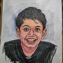 Artistic Portrait with Watercolors. Un progetto di Belle arti, Pittura, Pittura ad acquerello, Disegno di ritratti e Illustrazione tradizionale di SRIDHARAN JAGADEESAN - 03.06.2023
