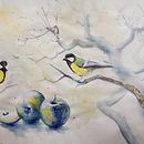 My project for course: Illustrating Nature: A Creative Exploration. Un progetto di Illustrazione tradizionale, Pittura, Disegno, Pittura ad acquerello, Illustrazione con inchiostro e Illustrazione naturalistica di Noemi Gyurkó - 03.06.2023
