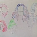 Mon projet du cours : Dessin de portraits expressifs aux crayons de couleur  . % hyvenhe tarafından hazırlanan Çizim, Portre Çizimi, Eskiz defteri, Ve Renkli Kalem Çizimi projesi - 06.03.2023