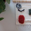 Meu projeto do curso: Design de tapeçaria artesanal com texturas em relevo Ein Projekt aus dem Bereich Erweiterungsentwicklung, H, werk, Dekoration von Innenräumen, Innenarchitektur, Weben, Weben und Textildesign von Débora Gonçalves - 25.05.2023