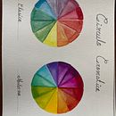 Mi proyecto del curso: Creación de paletas de color con acuarela . Ilustrație tradițională, Arte plastice, Pictura, Pictură în acuarelă și Teoria culorilor de Veronica Acosta Maldonado - 06.05.2023