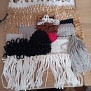 Mi proyecto del curso: Tejido de tapices en telar de alto lizo. Un progetto di Artigianato, Interior Design, Fiber Art, Tessitura e Textile Design di ana.orbaneja - 05.06.2023