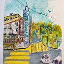 Urban sketching: crea paisajes urbanos expresivos Un curso de eleanor doughty , Ilustradora. Een project van Traditionele illustratie van tcalixto - 04.06.2023