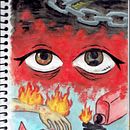 Burn it down. Ein Projekt aus dem Bereich Traditionelle Illustration von Júlia Freitas - 12.04.2023