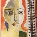 Portraits in different moods and stiles. Een project van Schilderij van Antonella Marani - 09.04.2023