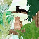 The Jungle book . Un proyecto de Ilustración tradicional, Bellas Artes, Pintura, Dibujo a lápiz, Dibujo, Pintura a la acuarela, Ilustración infantil y Narrativa de Caro Meneghello - 07.06.2023
