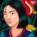 Mulan. Traditional illustration, Film, Drawing, and Digital Illustration project by Lucia Cahuex - 06.08.2023