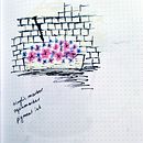 Flowers on the wall. Un projet de Illustration traditionnelle de Marta Hålska - 09.06.2023