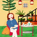 My project for course: Colorful Digital Illustration in Procreate. Un progetto di Illustrazione tradizionale, Disegno, Illustrazione digitale e Disegno digitale di Garvita Bisaria - 09.06.2023