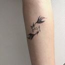 Il mio progetto del corso: Tatuaggio fine line: la leggerezza delle linee . Ilustrație tradițională, Desen și Design tatuaj de Lucrezia Anxiety - 06.09.2023