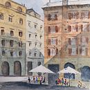 Il mio progetto del corso: Tecniche moderne di acquerello paesaggistico. Un projet de Peinture , et Aquarelle de Edi - 09.06.2023