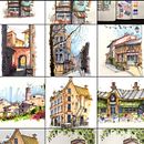 Marker Projects. Traditional illustration, Drawing, Architectural Illustration, Architecture, Graphic Design, Street Art, Artistic Drawing, and Sketchbook project by Roberto Taco G. - 10.14.2023