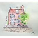 My project for course: Expressive Architectural Sketching with Colored Markers. Sketching, Drawing, Architectural Illustration, Sketchbook & Ink Illustration project by Terri - 06.11.2023