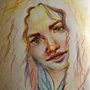 Mein Abschlussprojekt für den Kurs: Lebendiges Porträtzeichnen mit Buntstiften. Desenho, Desenho de retrato, Sketchbook, e Desenho com lápis de cor projeto de Sabrina Wohlfeil - 11.06.2023