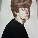 Mi proyecto del curso: Retrato en acuarela a partir de una fotografía . Ilustrasi tradisional, Lukisan Cat Air, Dan Menggambar Potret proyek oleh Lucía Boronat - 06.11.2023