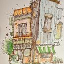 My project for course: Expressive Architectural Sketching with Colored Markers . % joedainty tarafından hazırlanan Eskiz çizimi, Çizim, Mimari İllüstras, on, Eskiz defteri, Mürekkep İllüstras, Ve onu projesi - 06.12.2023