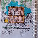 Mi proyecto del curso: Dibujo arquitectónico expresivo con marcadores de colores. Sketching, Drawing, Architectural Illustration, Sketchbook & Ink Illustration project by Gabriel Ernesto Andino - 06.13.2023