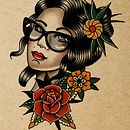Meu projeto do curso: Design de tatuagens estilo old school no Procreate . Ilustrație tradițională, Desen, Ilustrație digitală și Design tatuaj de juliana_30 - 06.11.2023
